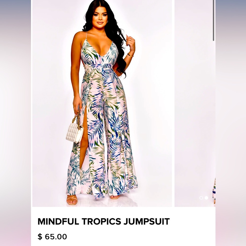 The Boutique Mindful Tropics jumpsuit